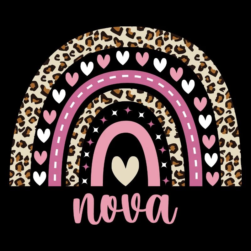 Nova Regenbogen Name Geburtstag Nova