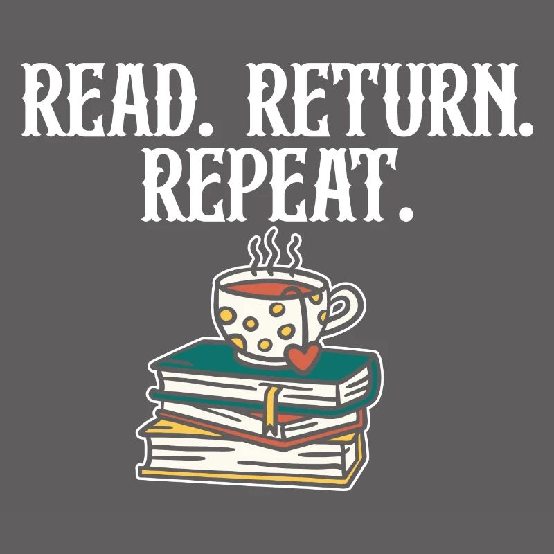 Read Return Repeat Library Worker Librarian Book