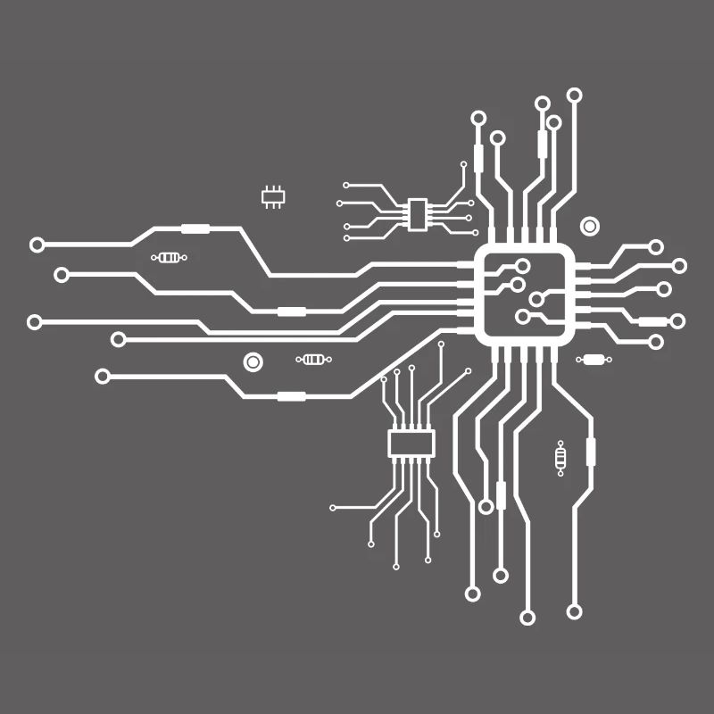 Computer CPU Heart - Funny Gift Computer Science