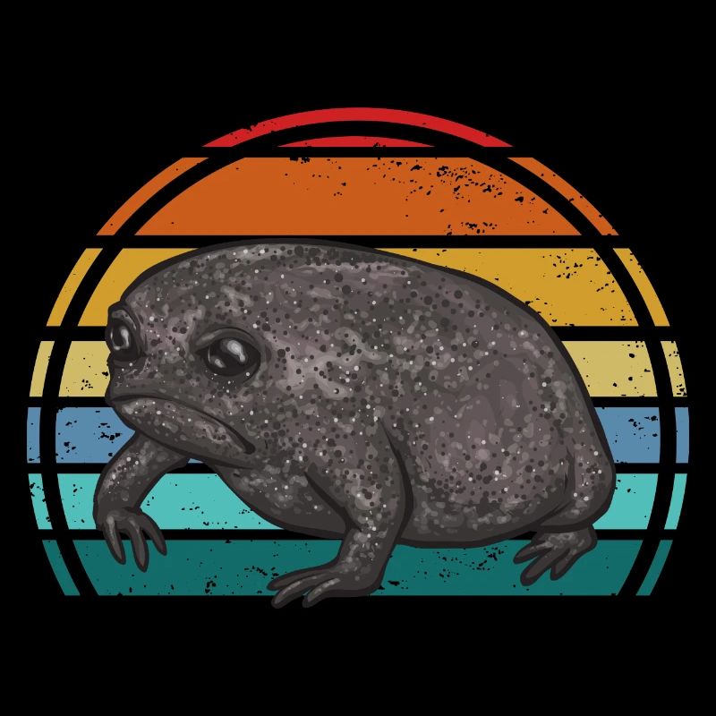 Black Rain Frog Breviceps Fuscus Frog