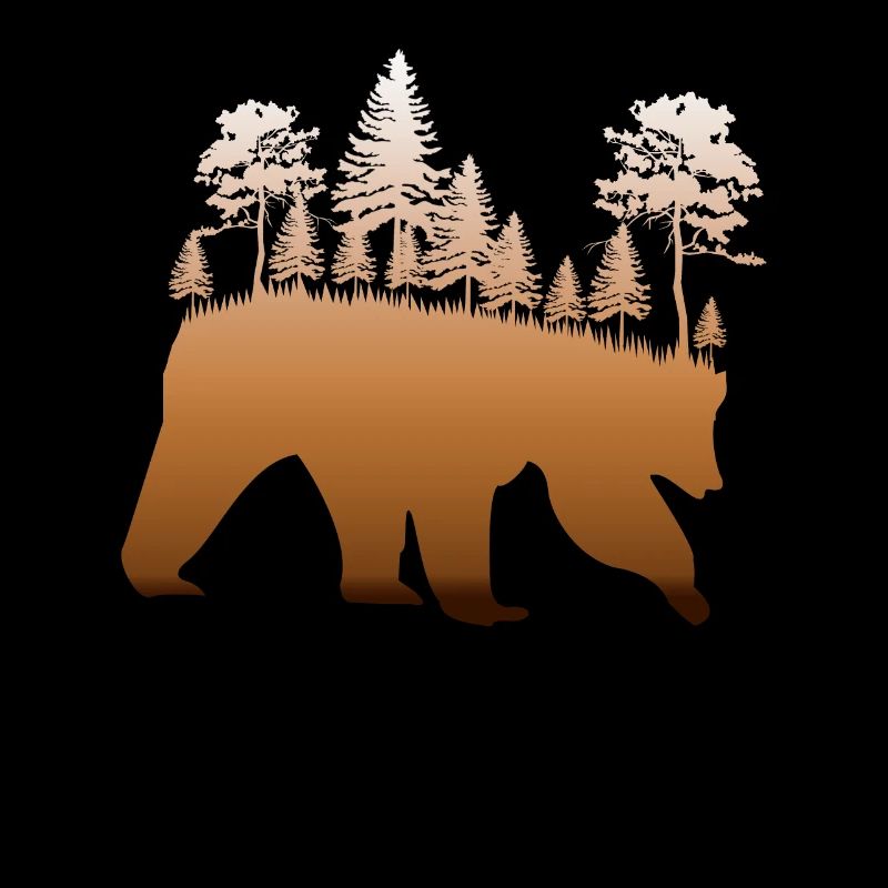 Brown bear black bear gift idea