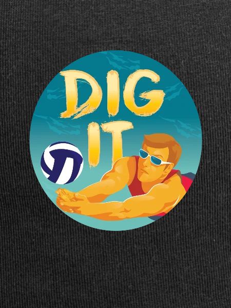 Dig it Beachvolleyball Design