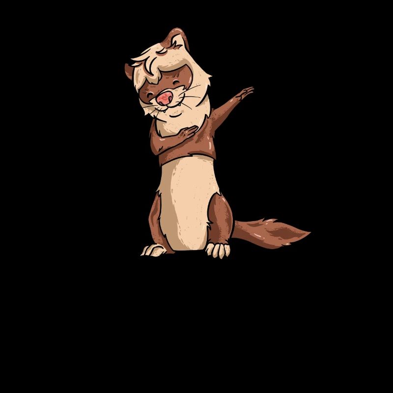 Dabbing Ferret - Funny Cute Dab Dance Pet
