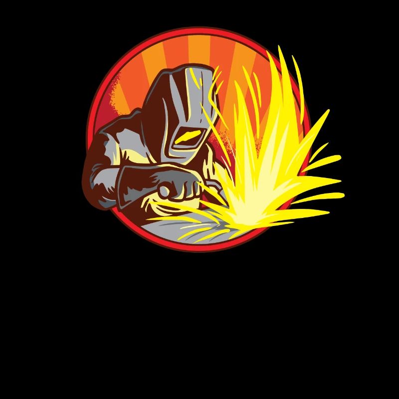 Welder At Work - Funny Iron Welding Worker Gift