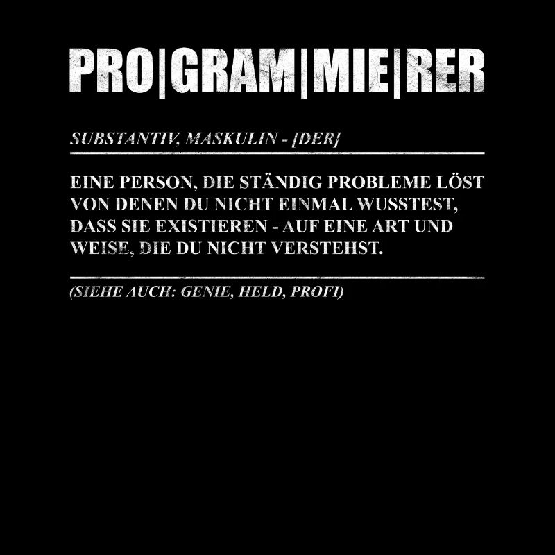 Programmierer Coder Code Nerd Geschenkidee