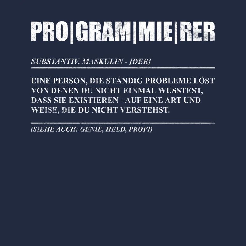 Programmierer Coder Code Nerd Geschenkidee