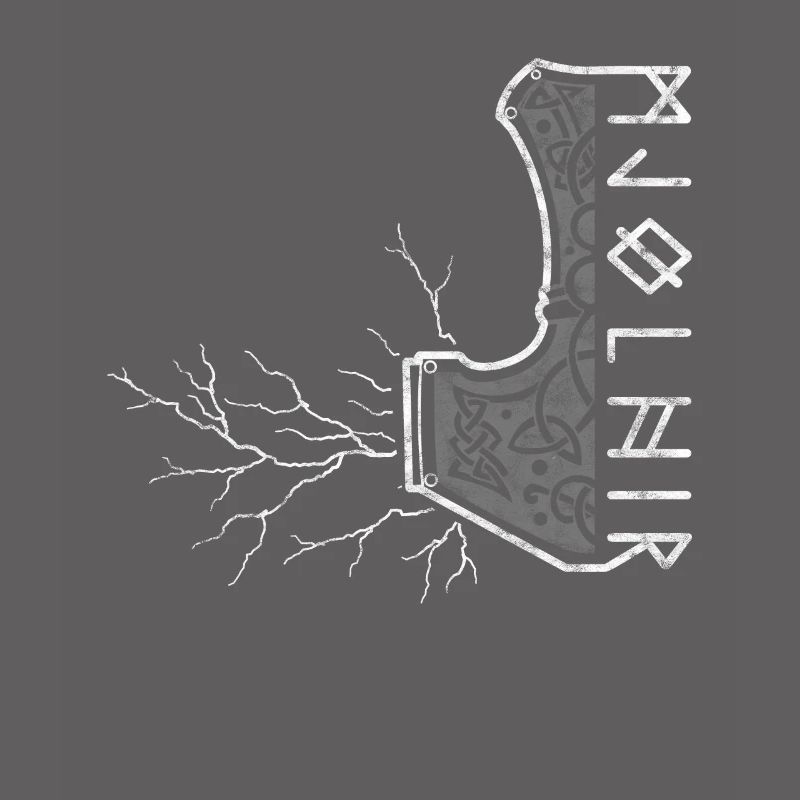 Le marteau de Thor avec flash - Mjölnir