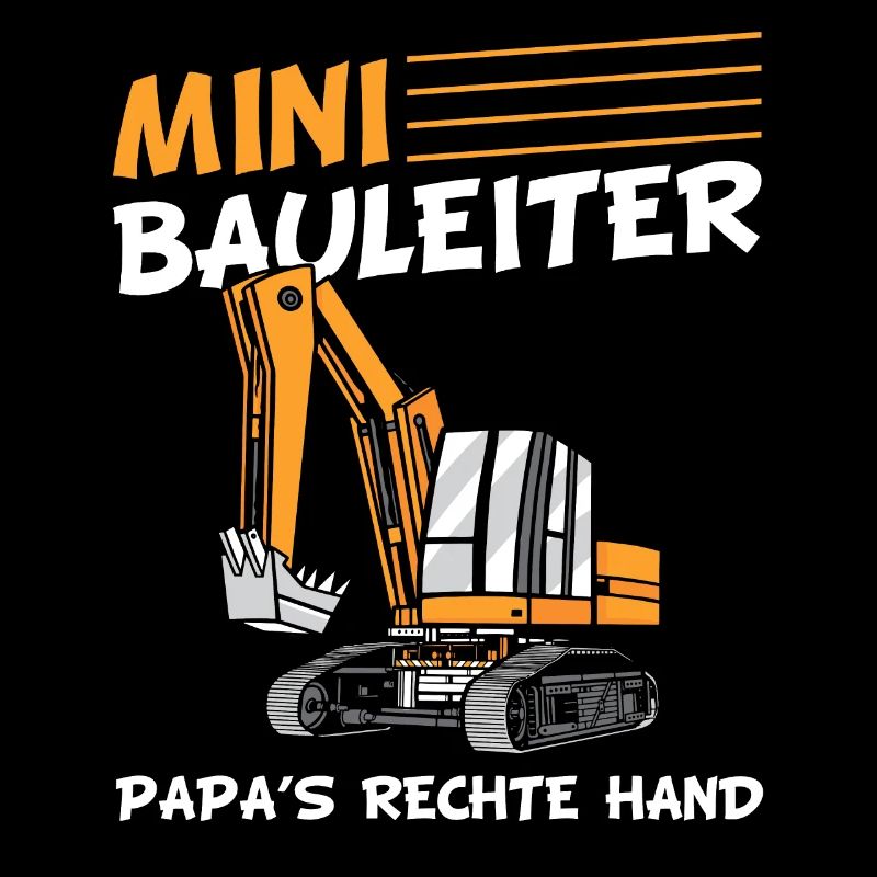 Lustiges Kinder Bagger Bauleiter