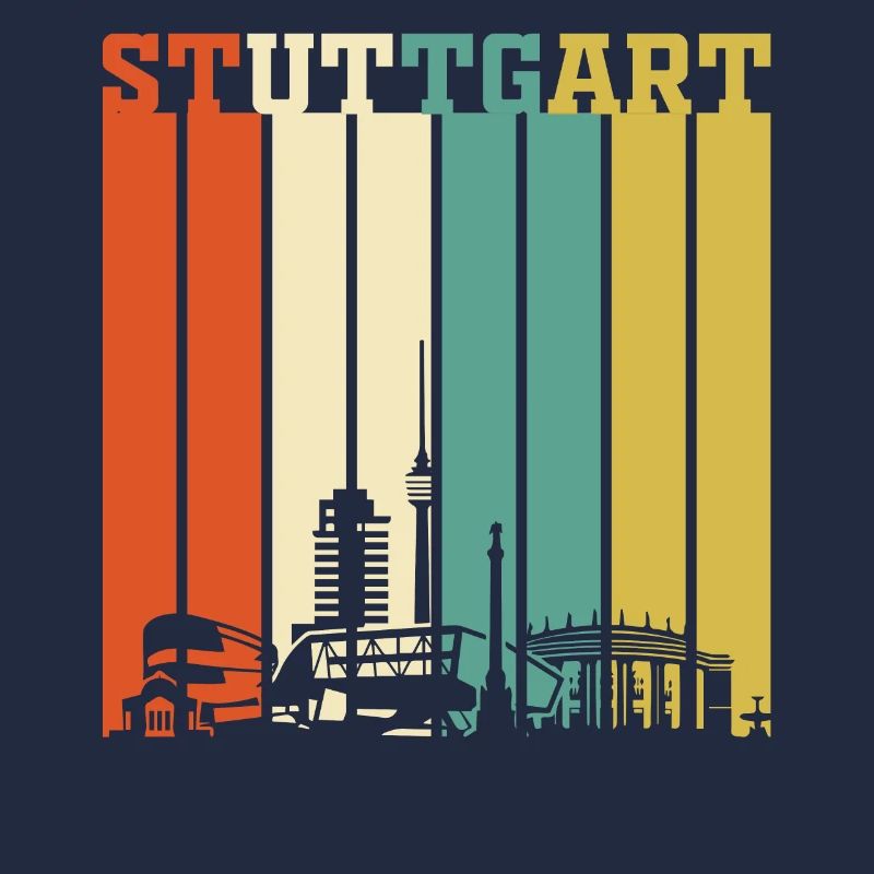 Stuttgart | Stuttgart Geschenk Skyline