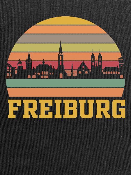 Freiburg | Freiburg Skyline Retro