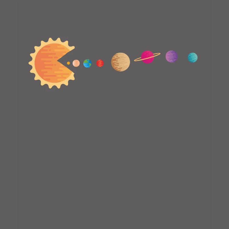 Funny Sun Planets Outer Space Galaxy Solar System