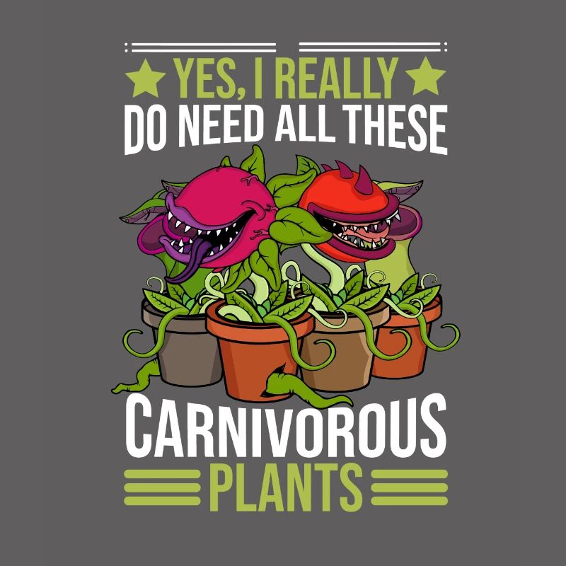 Carnivorous plants Venus flytrap