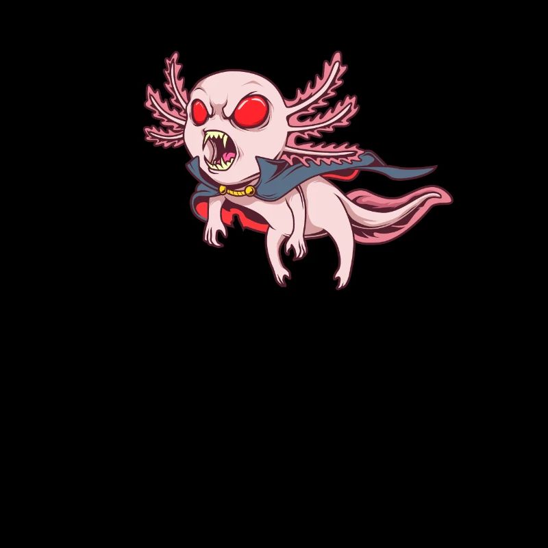 Monster Animals - Vampire Axolotl