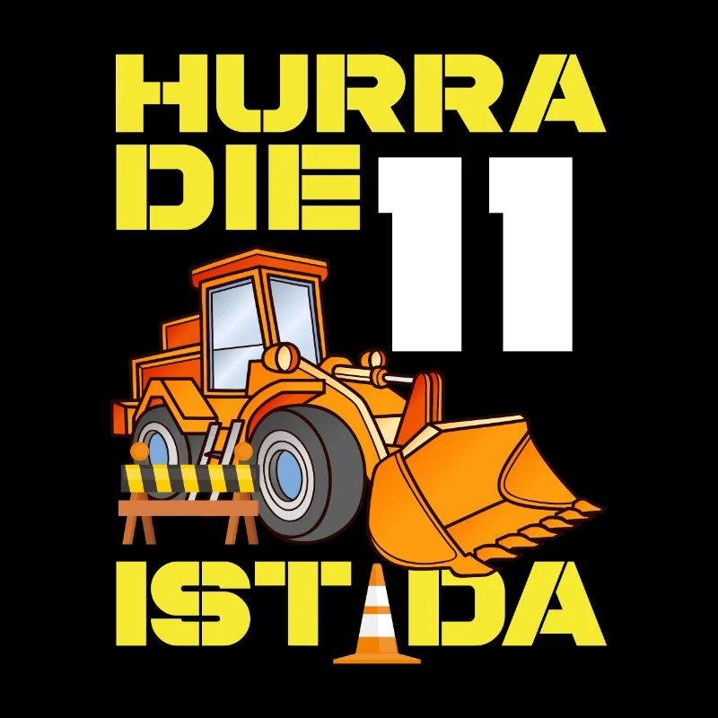 Excavator 11th Birthday Excavator Driver Boy Gift