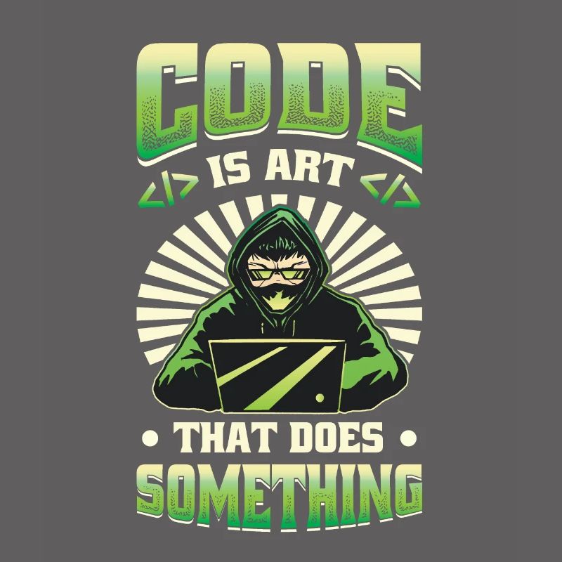 Code Ist Eine Kunst, Die Etwas Tut Programmierung