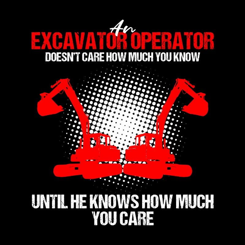 Heavy machinery operator for excavator operators