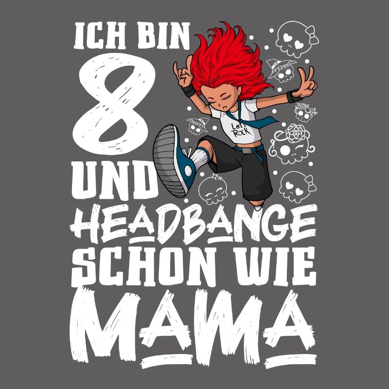 Ich bin 8 - Mädchen Rocker