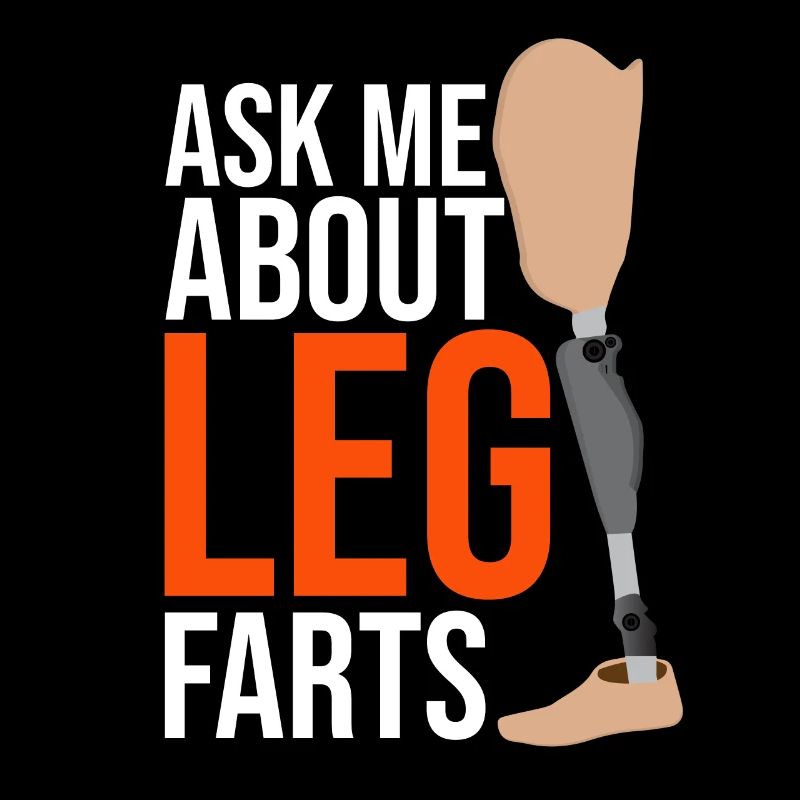 Artificial leg design for leg prostheses