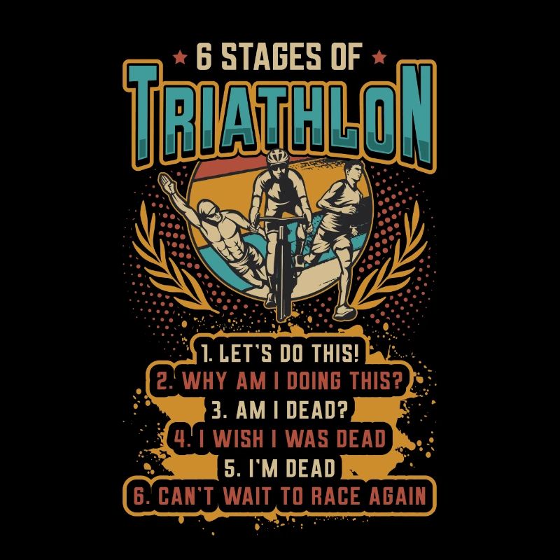 6 Etappen Des Triathlons
