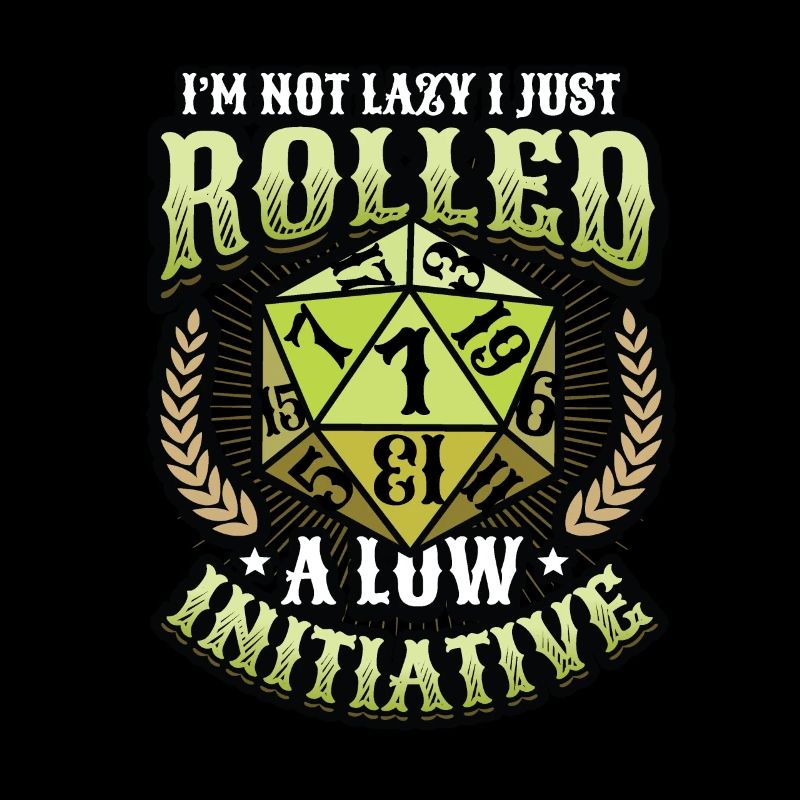 I'm not lazy, I just don't have any initiative