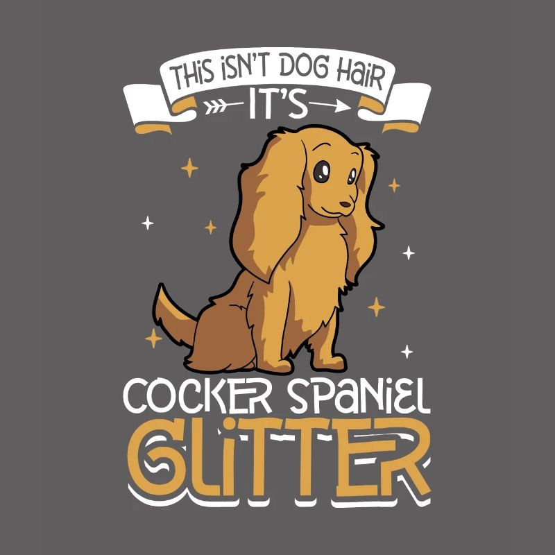 Cocker Spaniel Glitter