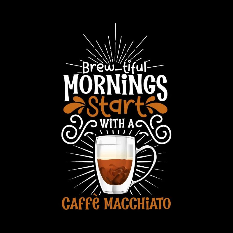 Good morning with caffè macchiato