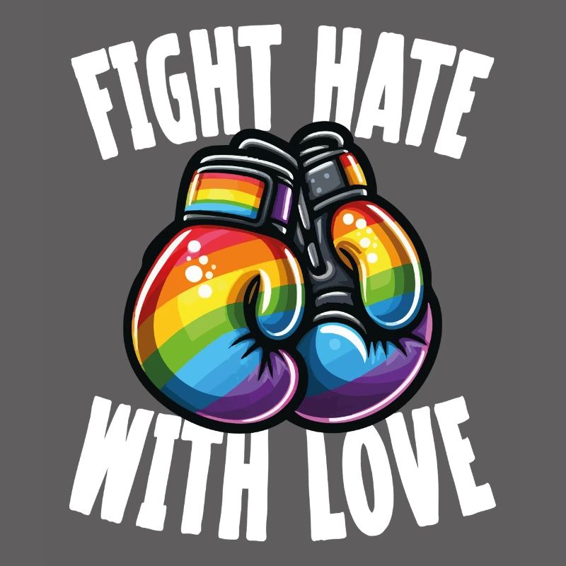 Bekämpfe Hass Mit Liebe Regenbogen-boxhandschuhe