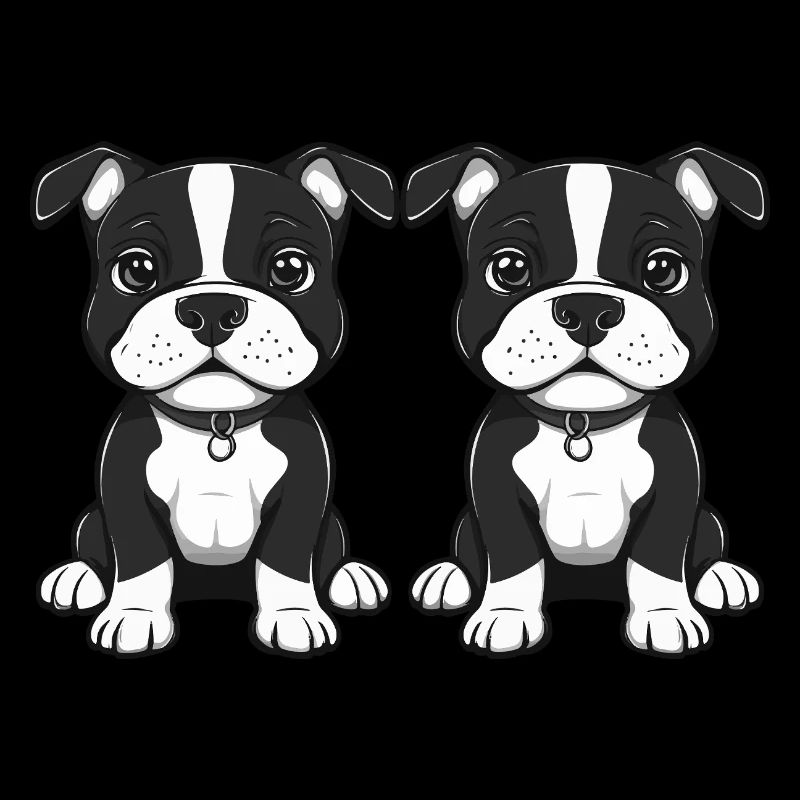 Pit Terrier Dog Comic