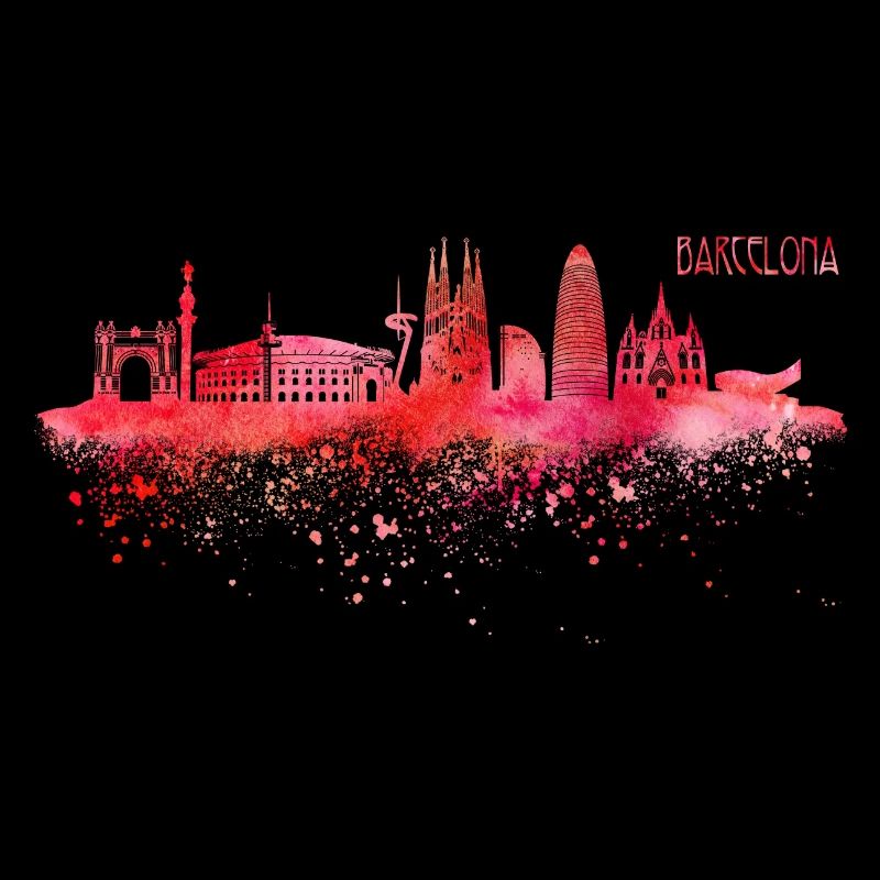 Skyline Barcelona Spanien