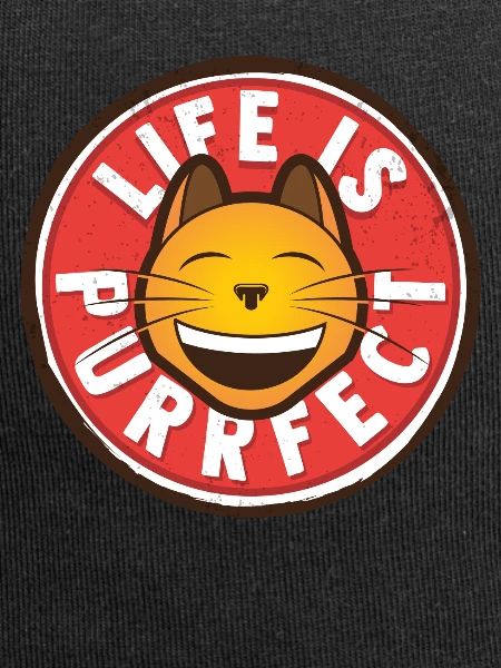 Thinking cat positively