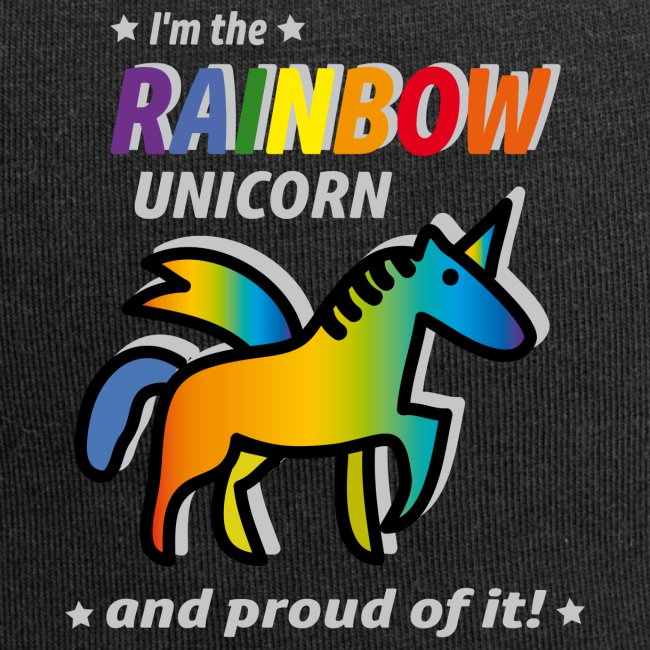 Rainbow Unicorn Proud