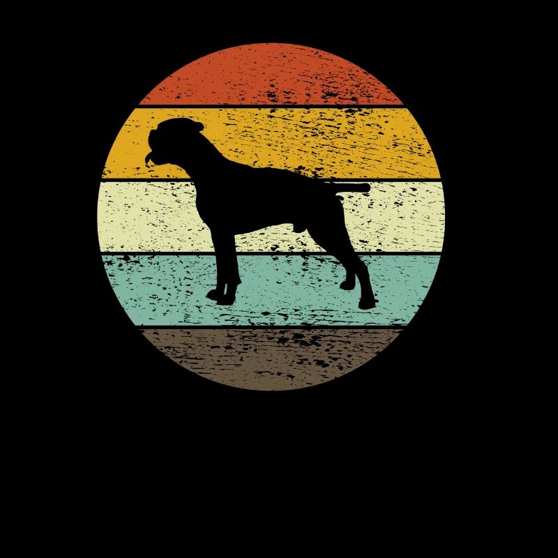 German Boxer Dog Retro Dog Training Gift
