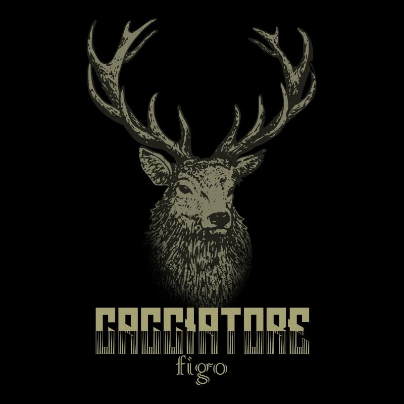 cacciatore figo caccia con cervo