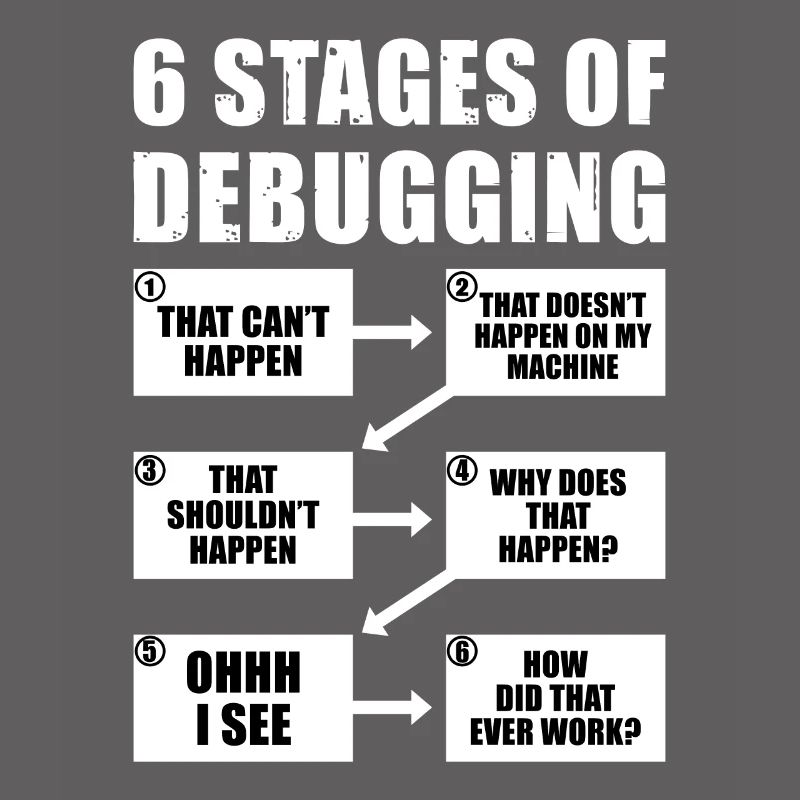 6 Stufen des Debug-Programmierer-Geschenks