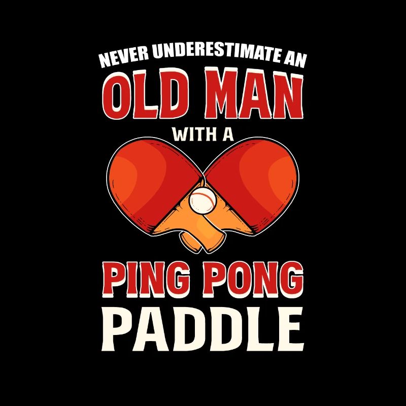 Never Underestimate An Old Man With A Ping Pong