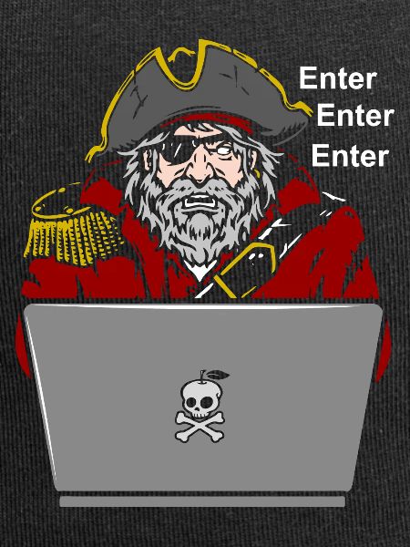 Pirat Notebook Enter