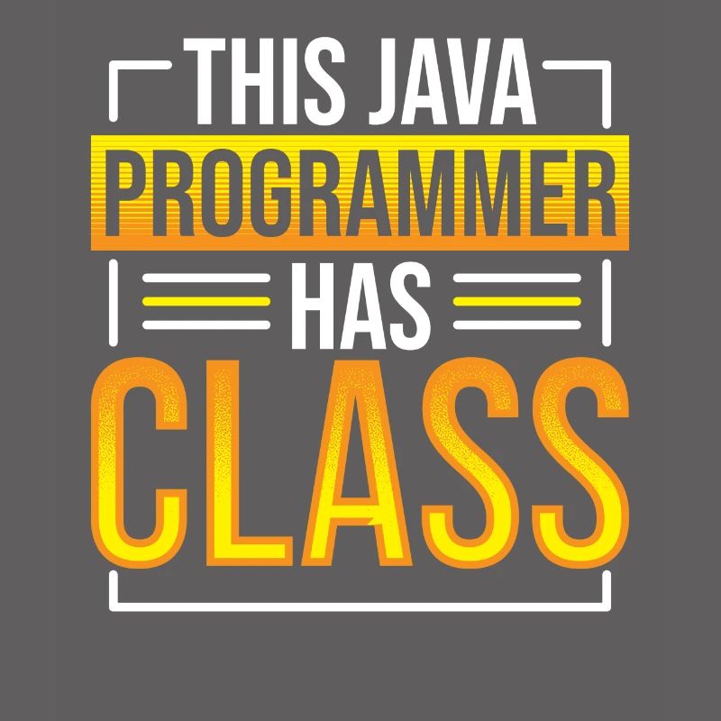 This Java Programmer has Class Programming Coding