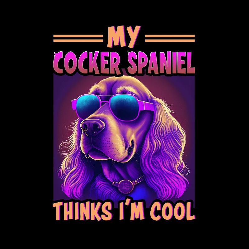 Dog saying Cocker Spaniel for dog lovers