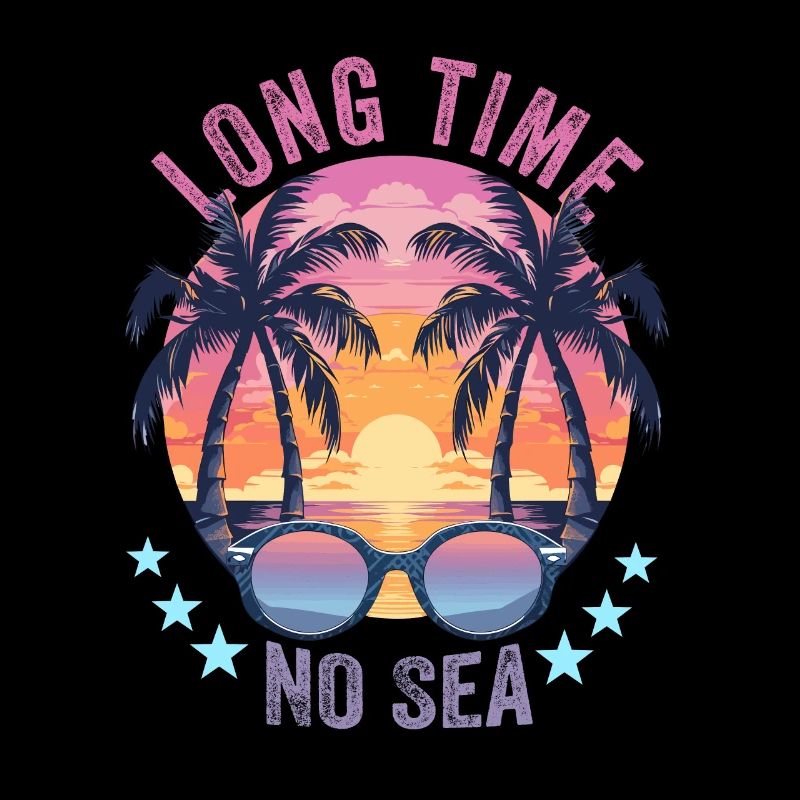 Vacances d’été au bord de la mer Longtemps pas de mer