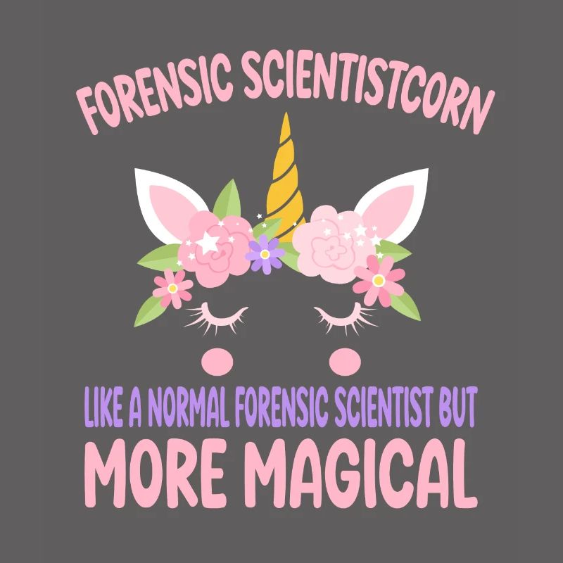 Forensic Scientistcorn comme un scientifique normal