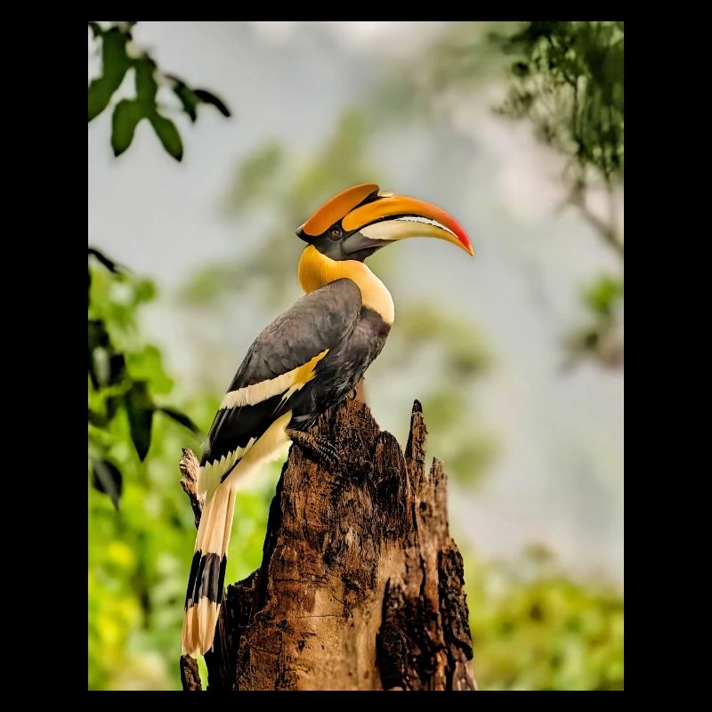 Great hornbill Bird