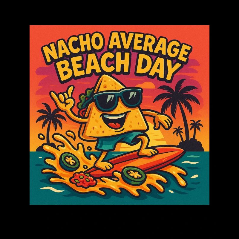 Nacho Journée moyenne à la plage Design
