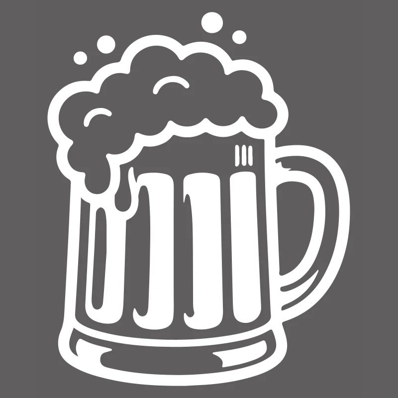Bierkrug Comic Bier