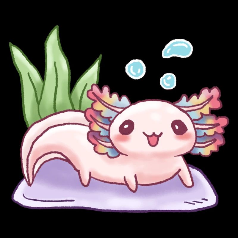 Conception de craie sous-marine pour les amateurs d’axolotl