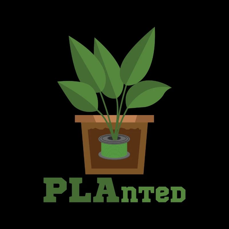 Impression 3D PLAnted Drôle filament d’impression 3D