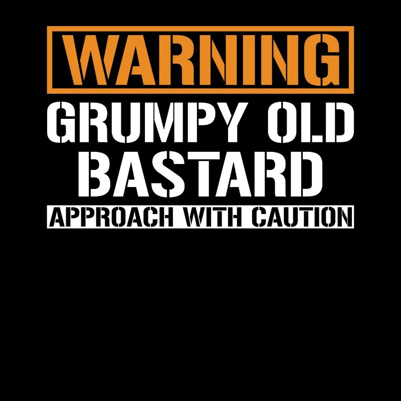 Avertissement Grumpy Old Bastard T-Shirt