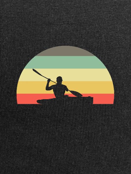 Retro Kajak Kayak Kajaker