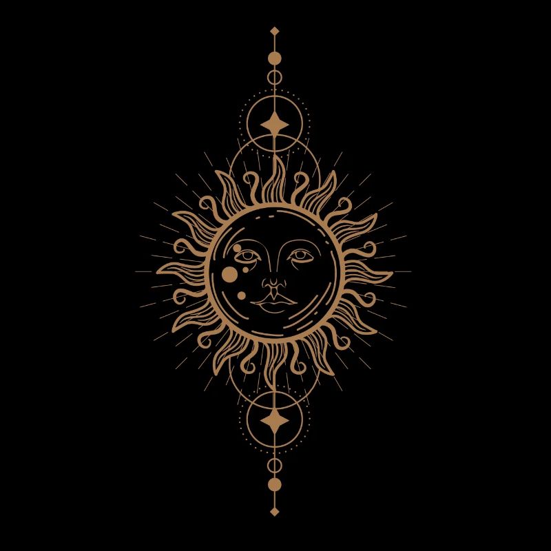 Boho Sonne & Boho Mond Himmlisch