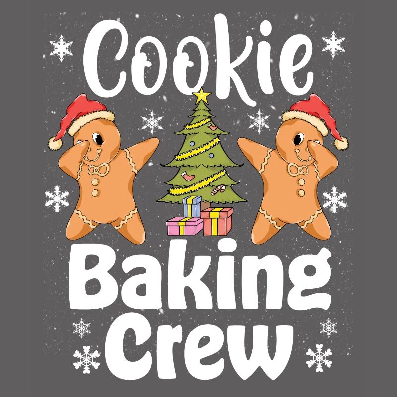 Équipe de cuisson de biscuits de Noël