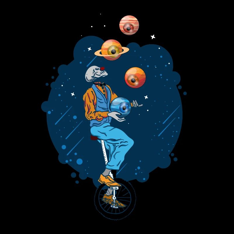 Weirdcore Aesthetic Skeleton Eyeball Planets